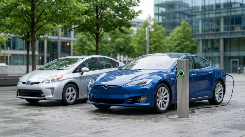 voiture électrique ou hybride